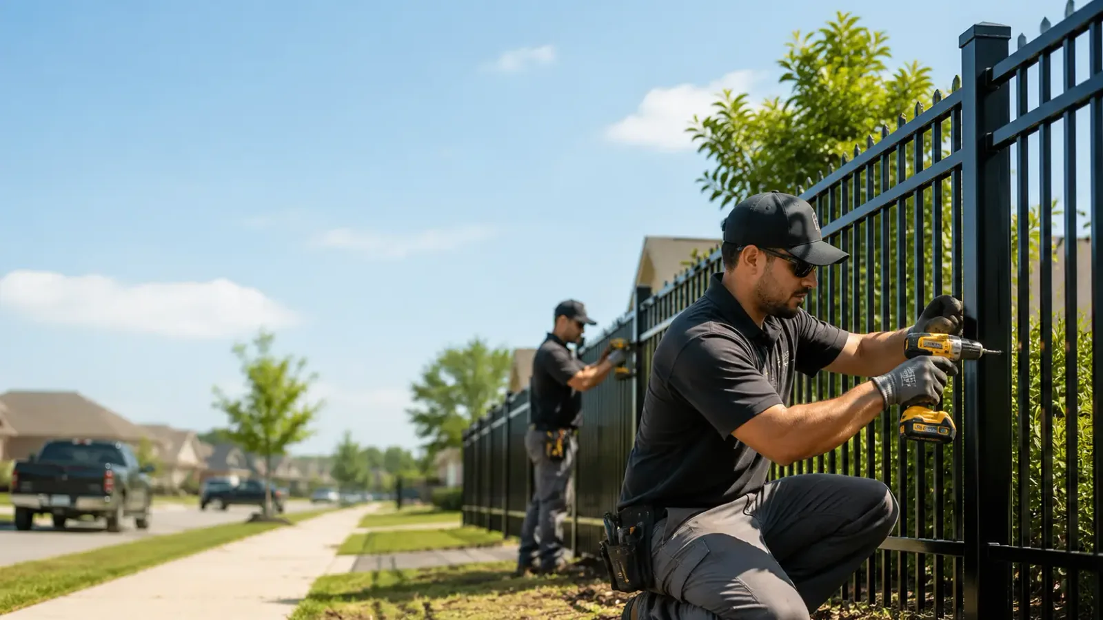 Metal Fence Installation in Harwood, TX